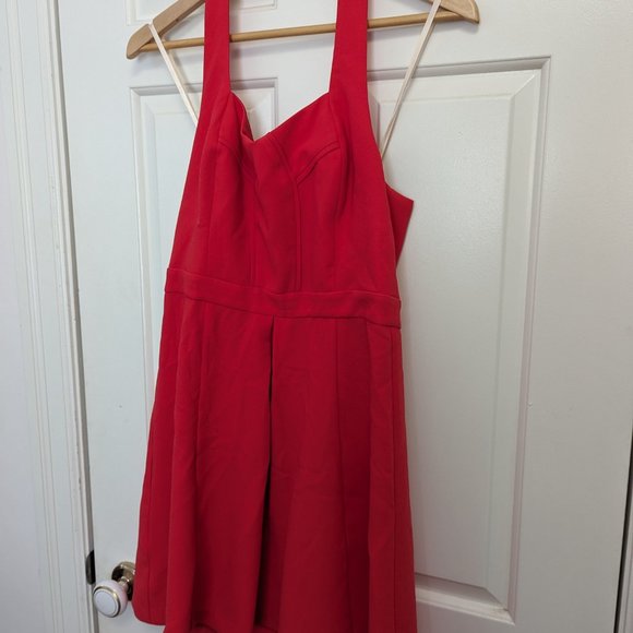 BCBGeneration A-Line Mini Red Dress - Size 6 - Picture 3 of 10